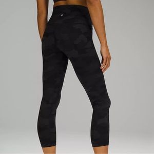 Lululemon Align Leggings Black Camo 25”